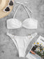 Haley Halter String Bikini Photo Set