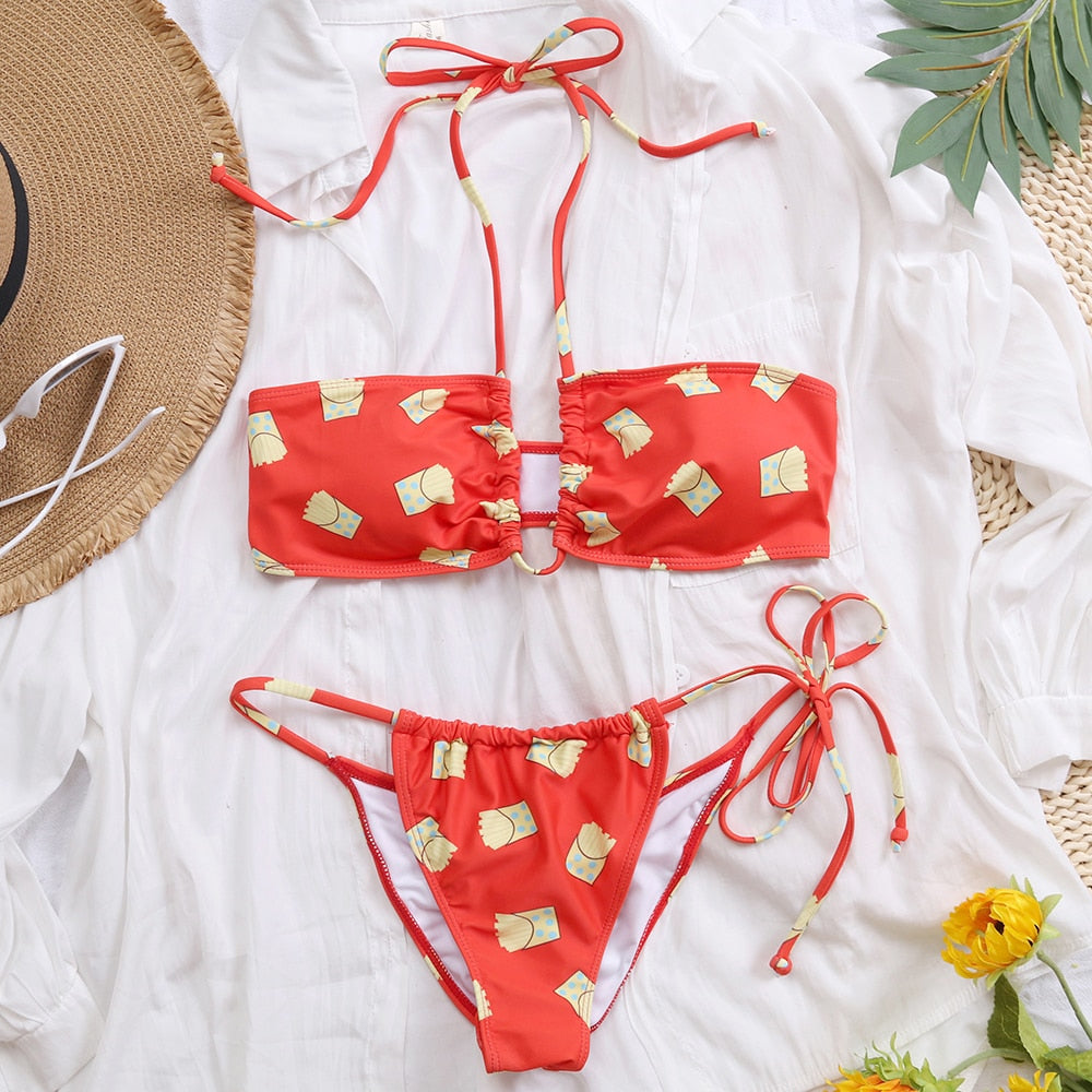 Anna Fries Print Bikini Set – LUXILACE - SEXY INTIMATES - FREE SHIPPING ...